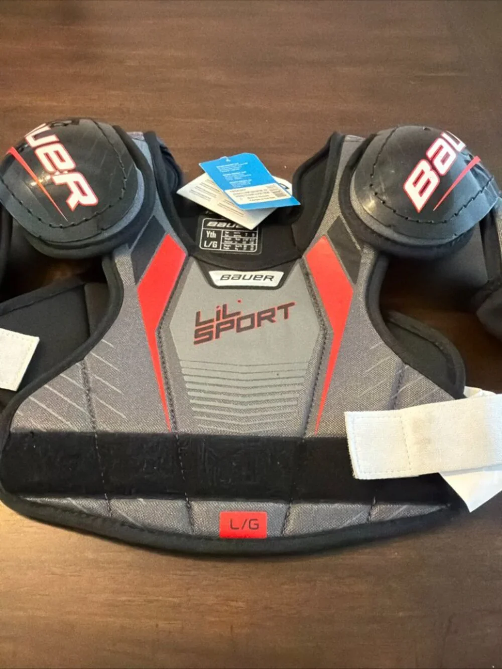 BAUER YOUTH SPECIFIC LIL SPORT SHOULDER PAD YOUTH LARGE SIZE S18 1054357 NEW
